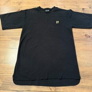 Swazi Micro Top Fleece Short‎ Sleeve Shirt Mens Small Black Hiking Outdoor NZ